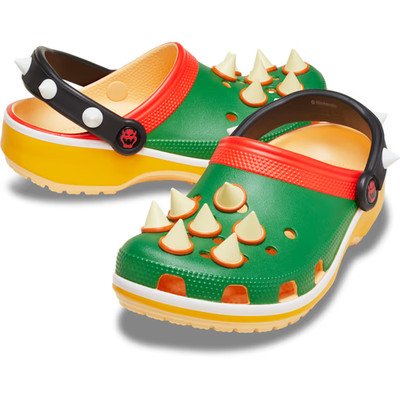The Super Mario x Crocs Bowser Classic Clogs Collection 212135 Japan New