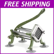 Green French Fry Cutter - Interchangeable Blade