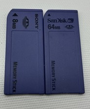 Sony 64MB  8MB Lot Memory Sticks MS Card Long MS Sony Old Camera/PSP/Recorder