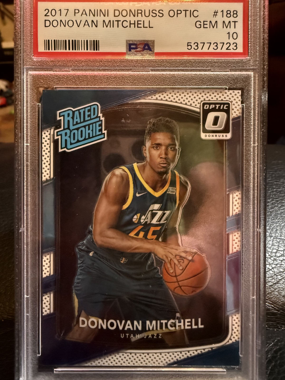2017-18 Panini Donruss Optic - Rated Rookie Donovan Mitchell #188 (RC)
