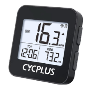 Cycplus G1 GPS Fahrradcomputer | Kabelloser Kilometerzähler, wasserdichte Stoppuhr