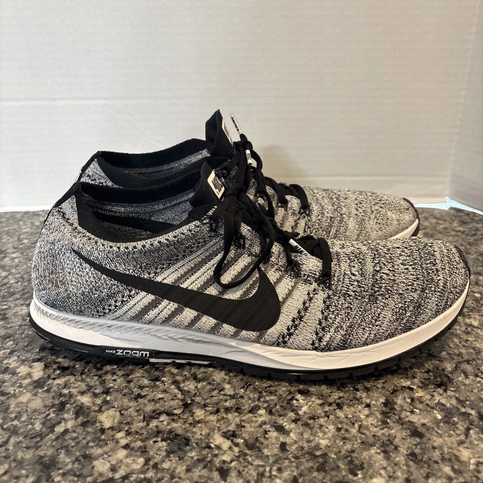 Nike Hombres Zoom Flyknit Streak 835994-003 Gris Zapatos para Correr Tenis Talla 12 Foto 2 de 4