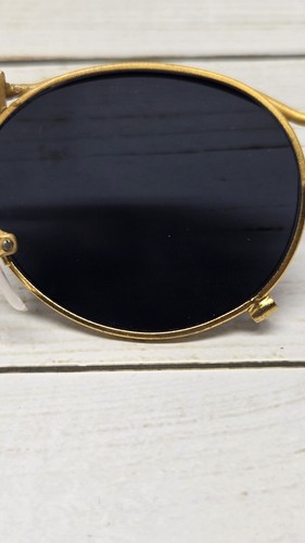 Steam Punk Sunglasses No Scratches Gold And Black Lenses - Picture 8 of 11