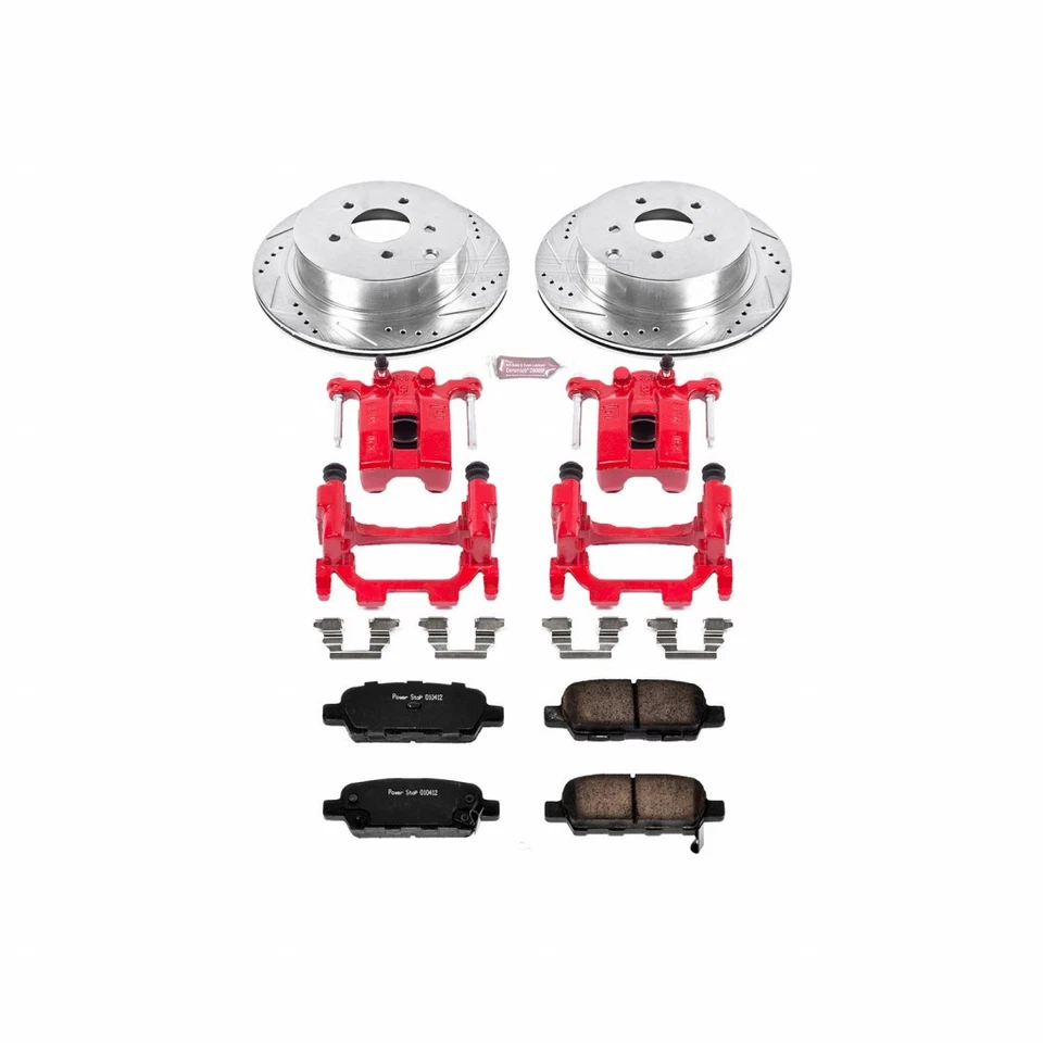 Power Stop Brake Kit For Infiniti Q50 2014-2017 Rear Z23 Evolution Sport Foto 2 de 4