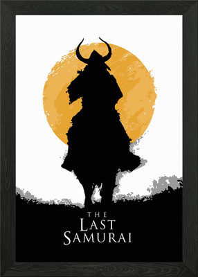 Der letzte Samurai gerahmtes Wandbild Poster Leinwanddruck Bild