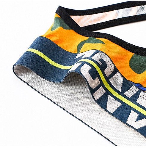 Men's Sexy Printed Thong Low-rise Cotton Underwear Gay Erotic Panties - Picture 5 of 19