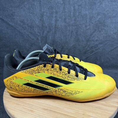 Mens Adidas X SpeedFlow Messi.4 IN  Size 12 Yellow Shoes GW7427