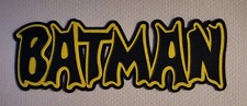 Batman Title 3. Scrapbook, Card making Paper Piecing