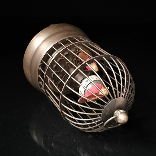 Exquisite handmade Brass European Classical Birdcage Mechanical Clock 50030 - 第 6/7 張圖片