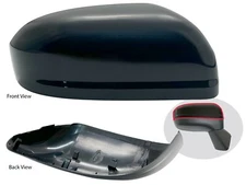For Mirror Cover Glossy Black 2014 2015 Honda Civic 4D 2D Passenger Right Side