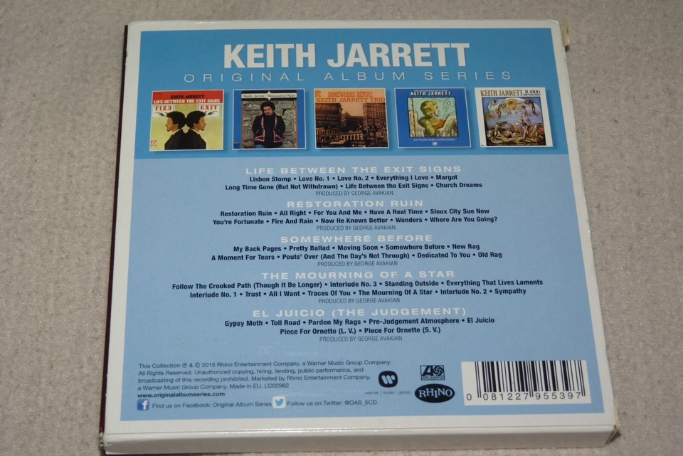 KEITH JARRETT * ORIGINAL ALBUM SERIES - Image 2 of 2