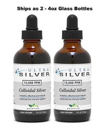 KOSTENLOSER VERSAND!!! SILBER 10.000 PPM 8 OZ.- IMMUNUNTERSTÜTZUNG MIT TROPFER