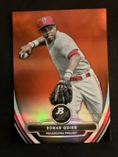 2013 Bowman Platinum National Convention Orange /125 Roman Quinn NC98