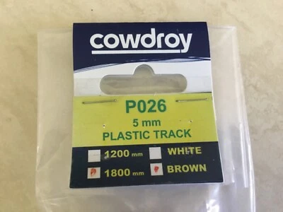 Cowdroy P026 5mm Cabinet Glass Sliding Door Track 1 2m