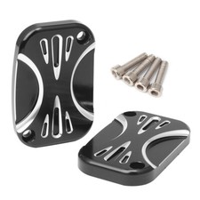 Brake Clutch Reservoir Master Cylinder Cover Caps for Harley Touring 2008-2019