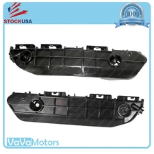 Fits 2008 2010 Toyota Highlander Front Bumper Retainer Brackets Pair Set 2pcs