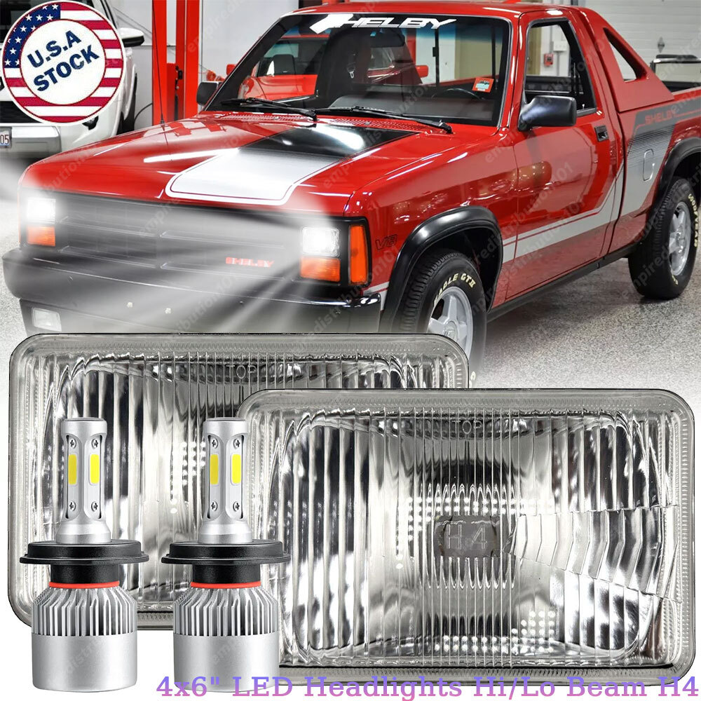 For Dodge Dakota 1987-1995 Truck Black 4x6