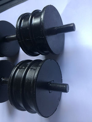 Engine & Gearbox Mount Set (x4) For Land Rover Series 2, 2a, 3 With 2.25L Petrol Engine