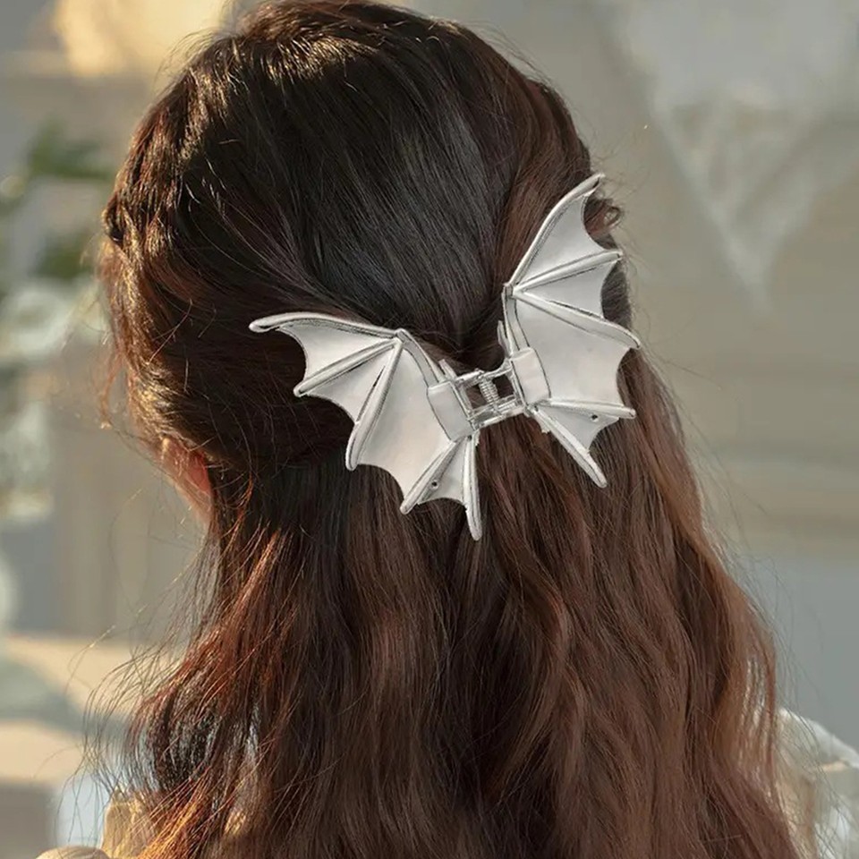 Bat Wing Claw Clips Metal Gothic Wing Shape Hair Claw NoSlip Hair