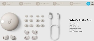 Anker Soundcore Sleep A20 Sleep Earbuds Noise Blocking Sleep