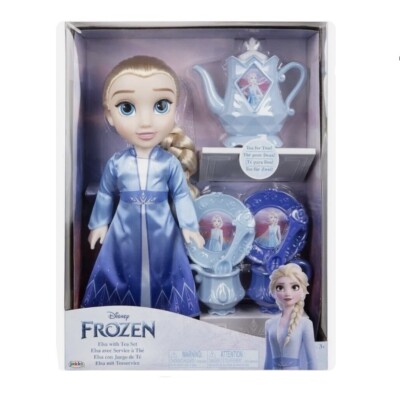 Disney Frozen Elsa Doll & Tea Set Tea For Two New In Box
