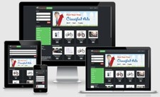 Local Classified Website Black Theme Free Install  Free Hosting