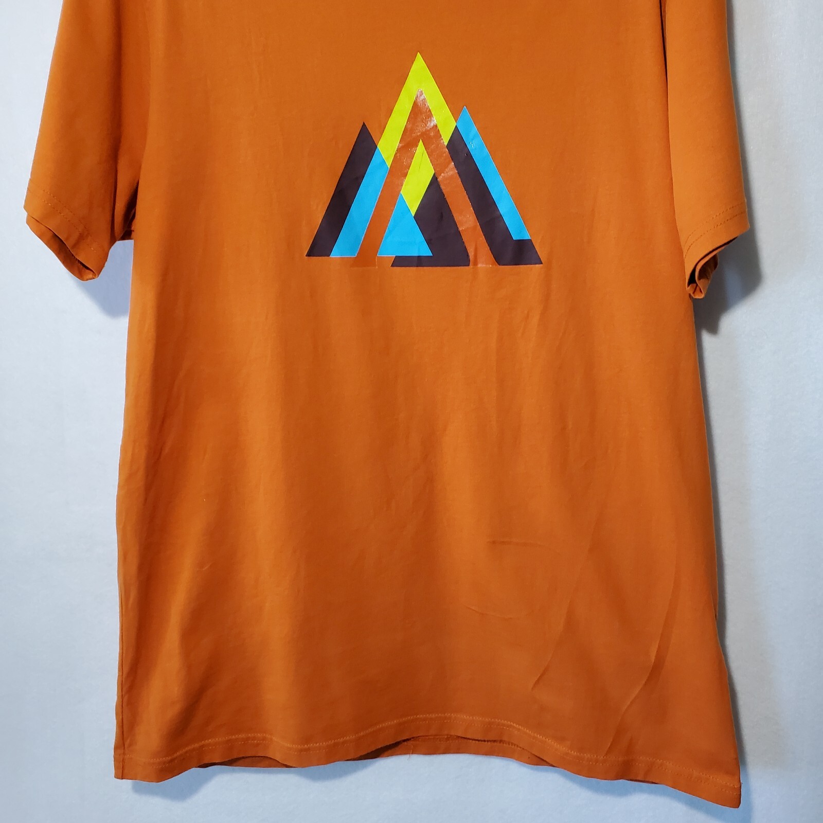 Camicia Arc'teryx Uomo Arancione Medio Grafica Maniche Corta Collo Casual