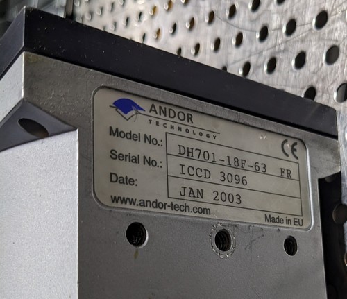 andor istar dh701 intensified camera iccd princeton instruments ...