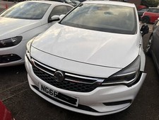 VAUXHALL ASTRA K MK7 5DR WHITE 1.4 Turbo Petrol 2017 BREAKING