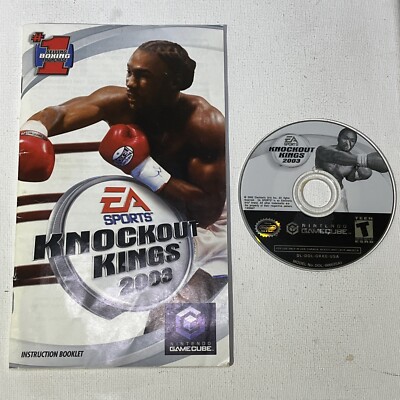 Knockout Kings 2003 - Nintendo GameCube, Disc And Manual
