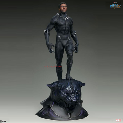 Black Panther スタチュー Sideshow Black Panther 1/4 Statue Figure Resin Model Collectible