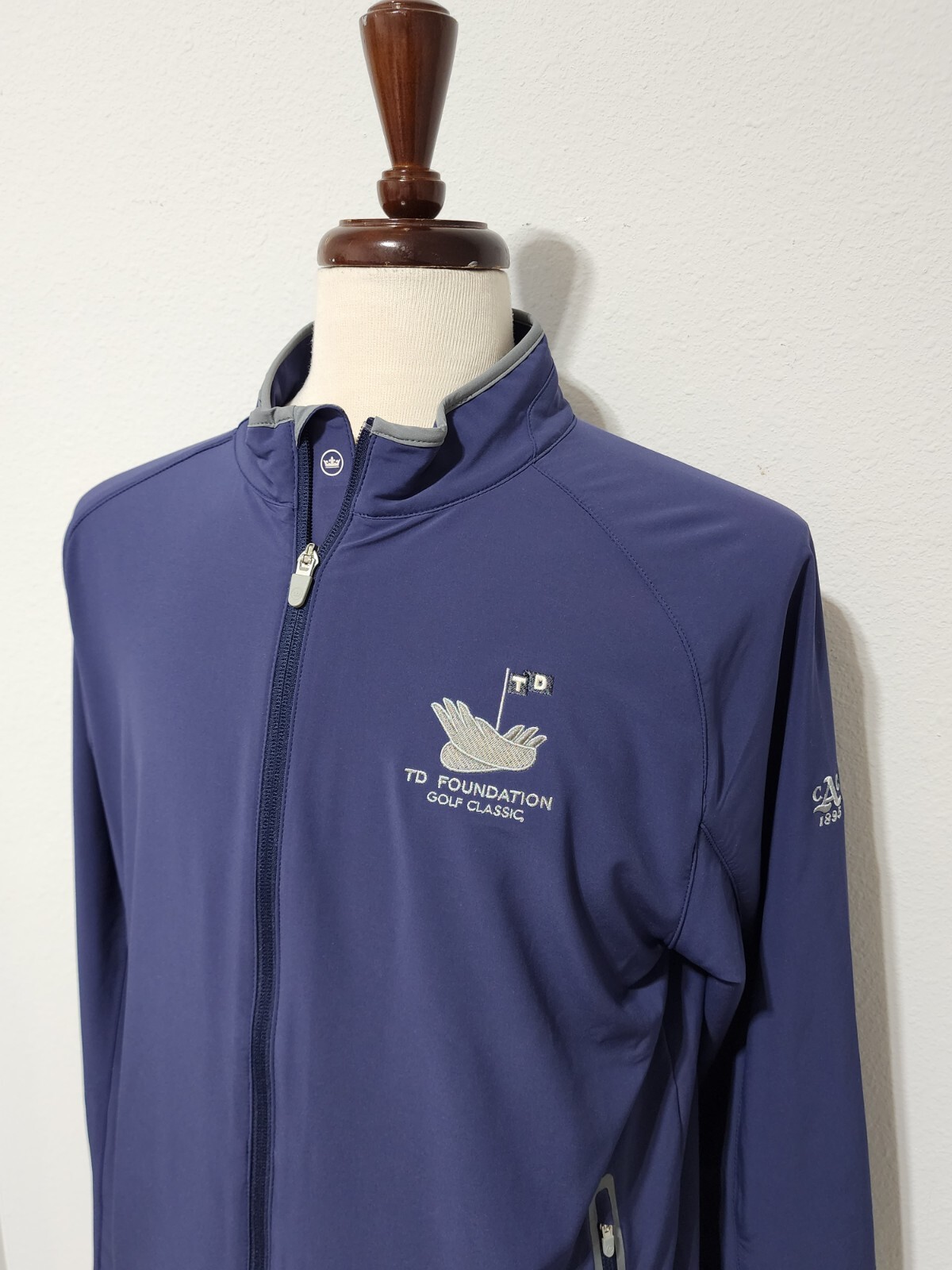 Peter Millar Full Zip Jacket Men Medium - image 3