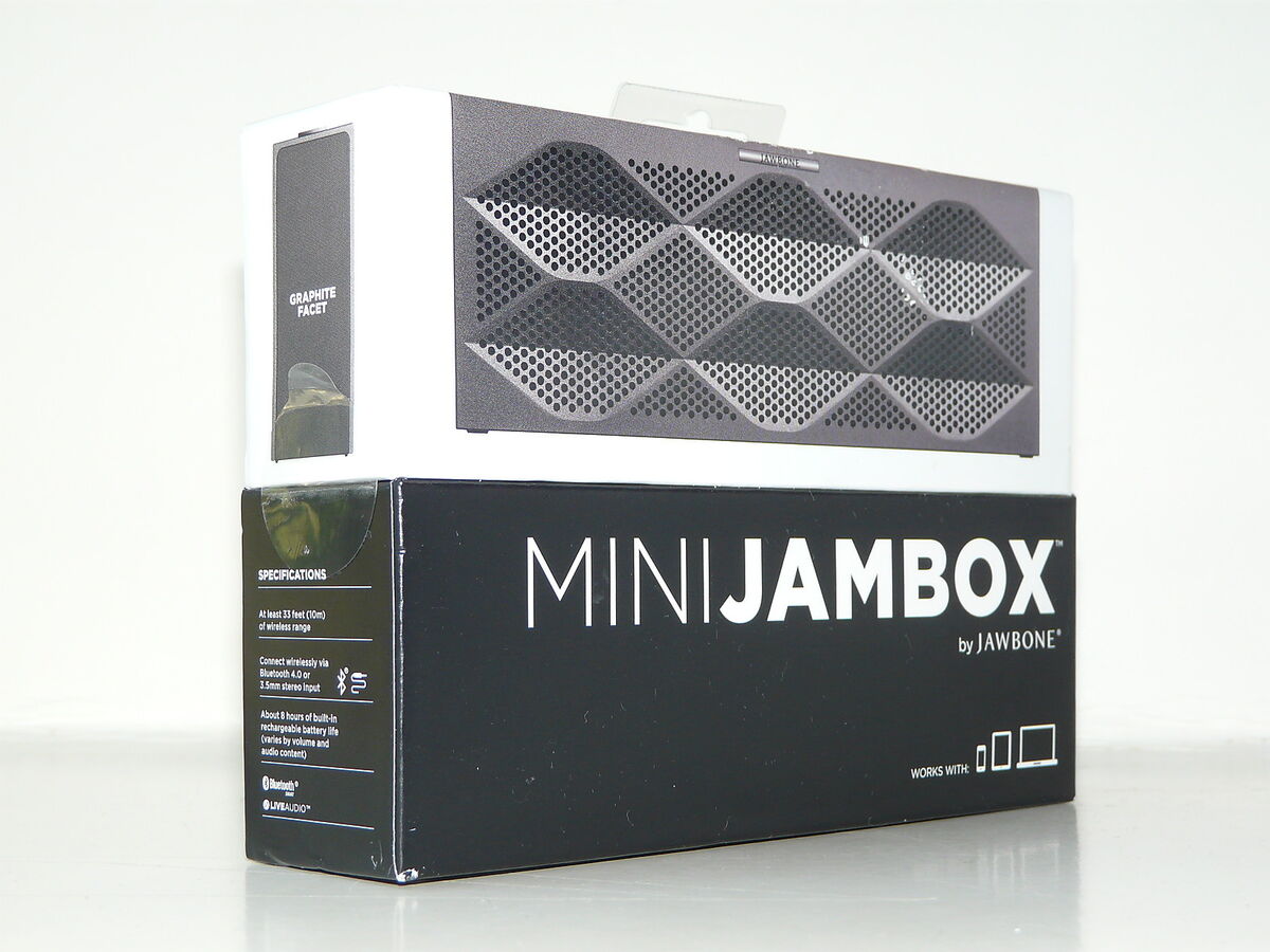 MINI JAMBOX - Graphite Facet Wireless Speaker MINI JAMBOX - Graphite Facet Wireless Speaker