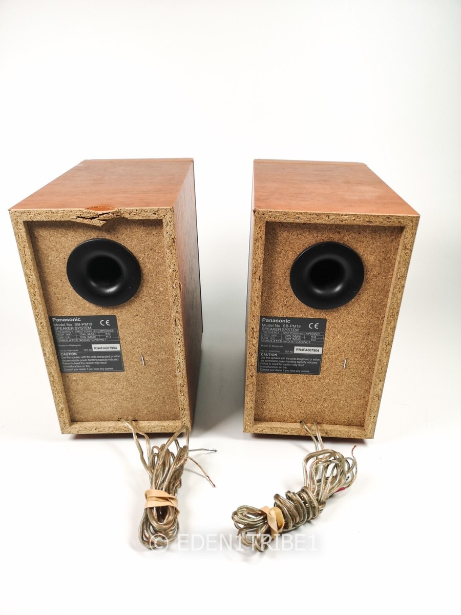 Panasonic SB-PM19 Bookshelf Speaker 70W 6 Ohms EUC SPEAKERS ONLY