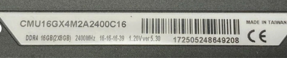 2 - CORSAIR 16GB DDR4 2400MHz VENGEANCE LED 2x8GB CMU16GX4M2A2400C16 SHIPS FREE - Image 2 of 4