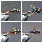 1 DOZEN TUNGSTEN HEAD COPPER JOHN NYMPHS FOR FLY FISHING (4 MODELS)-TUNG-251