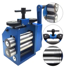 3’’ Rolling Mill Machine Max. 4.5mm Thick Metal Sheet Wire Jewelry Making Press