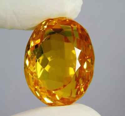 EGL Certified Natural 200.60 Ct Oval Cut Yellow Topaz Brazilian Loose Gemstone