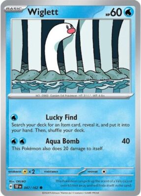 Pokemon Wiglett (47/224) Temporal Forces LP