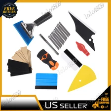 Vinyl Squeegee Kit Car Wrap Application Tools Window Tint Film Tucking Tool USA