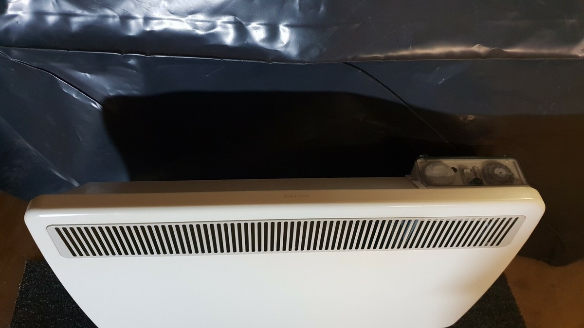 Heatstore 1.25kw 24 hour timer Electric Wall Mounted Panel Heater | eBay