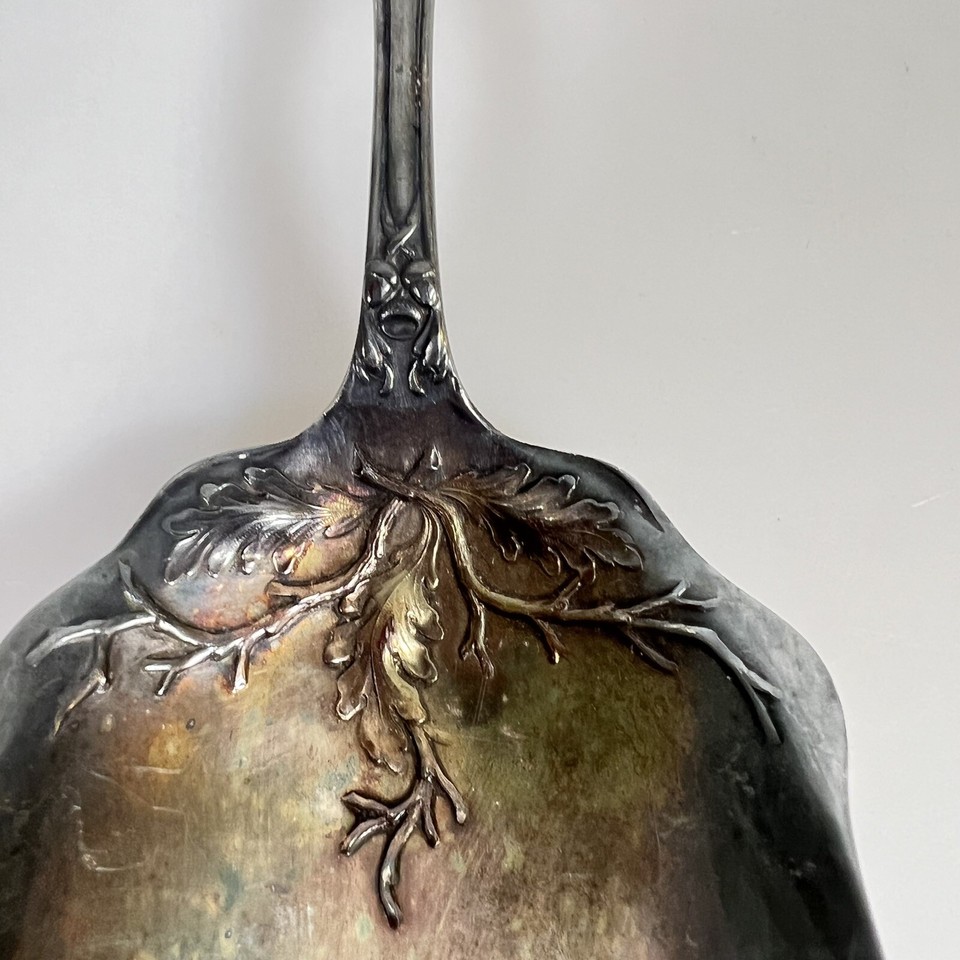 1847 ROGERS BROS A1 1906 CHARTER OAK BERRY CASSEROLE SPOON SERVER