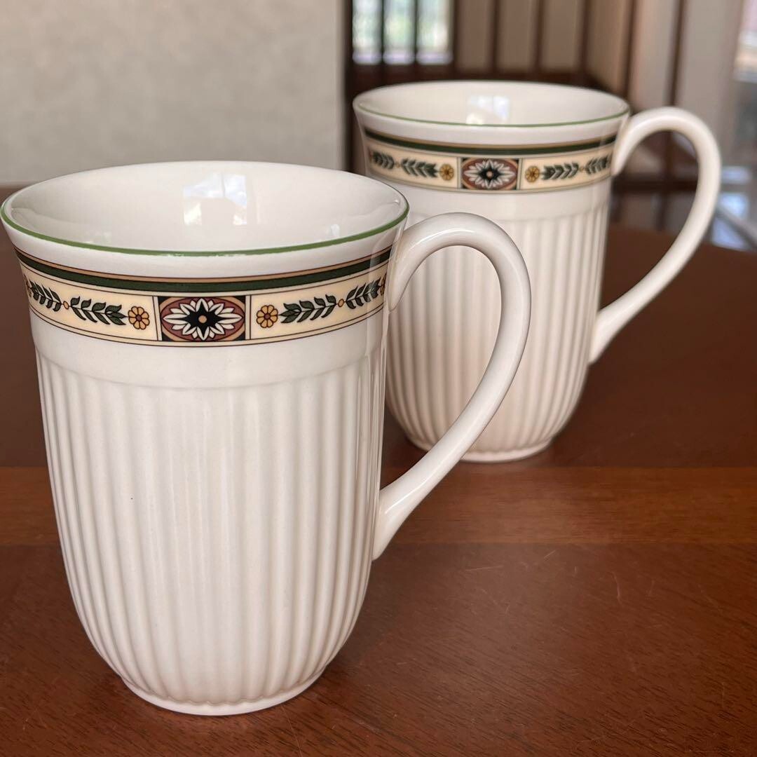 Wedgwood Carlton Mug Cup Pair Set | eBay