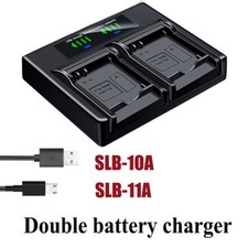 Dual Battery Charger For Toshiba Camileo S30 X150 X155