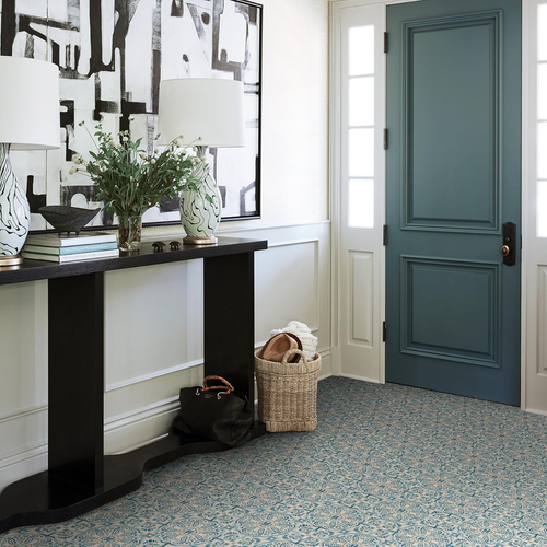 FP2477 Fontaine Peel & Stick Floor Tiles, Blue - Picture 2 of 12