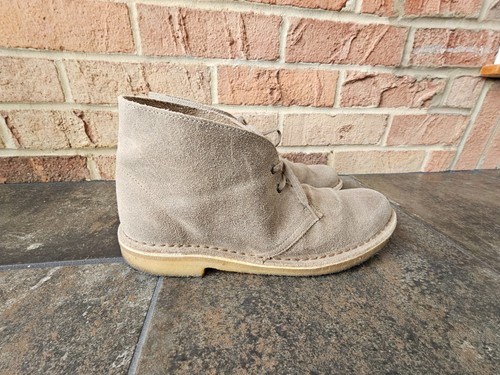 Clarks Desert Shoes, Clarks Originals Womens Chukka Boots Size 10 M Brown Tan - Picture 7 of 13
