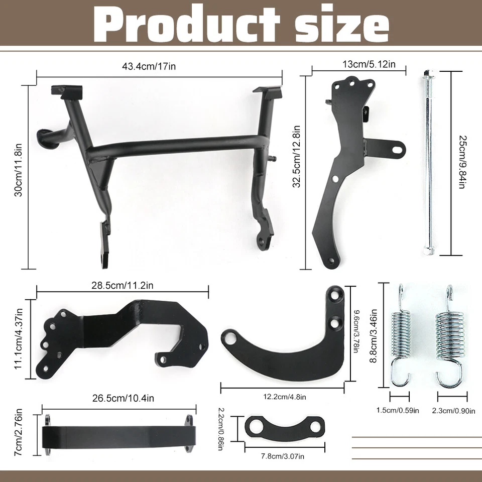Soporte central para moto Kawasaki Versys 650 2023-2025 Foto 4 de 4