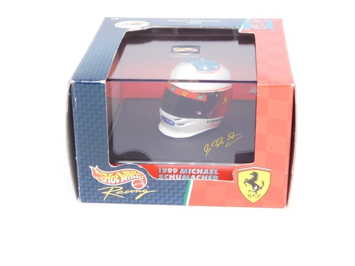 Casco Hot Wheels colección Michael Schumacher F1 1999 1:8 26138 Ferrari - Imagen 4 de 5
