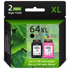 64 XL 64XL Black Color Ink Cartridges for HP Envy 6200 6220 7155 7158 7855 7858