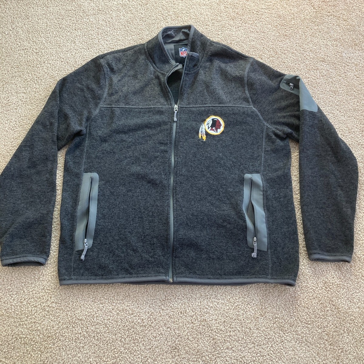 Washington Redskins NFL G III Mens Full-Zip Track Jacket Size XL